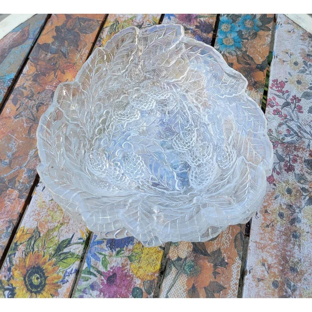 Indiana Glass Loganberry Bon Bon Dishes-  Set of 3